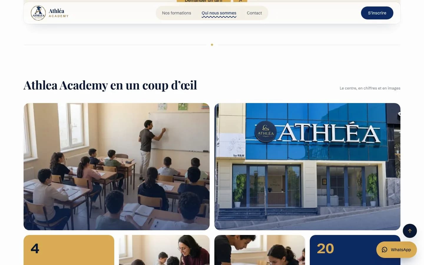 Athlea Academy — Présentation de l'école