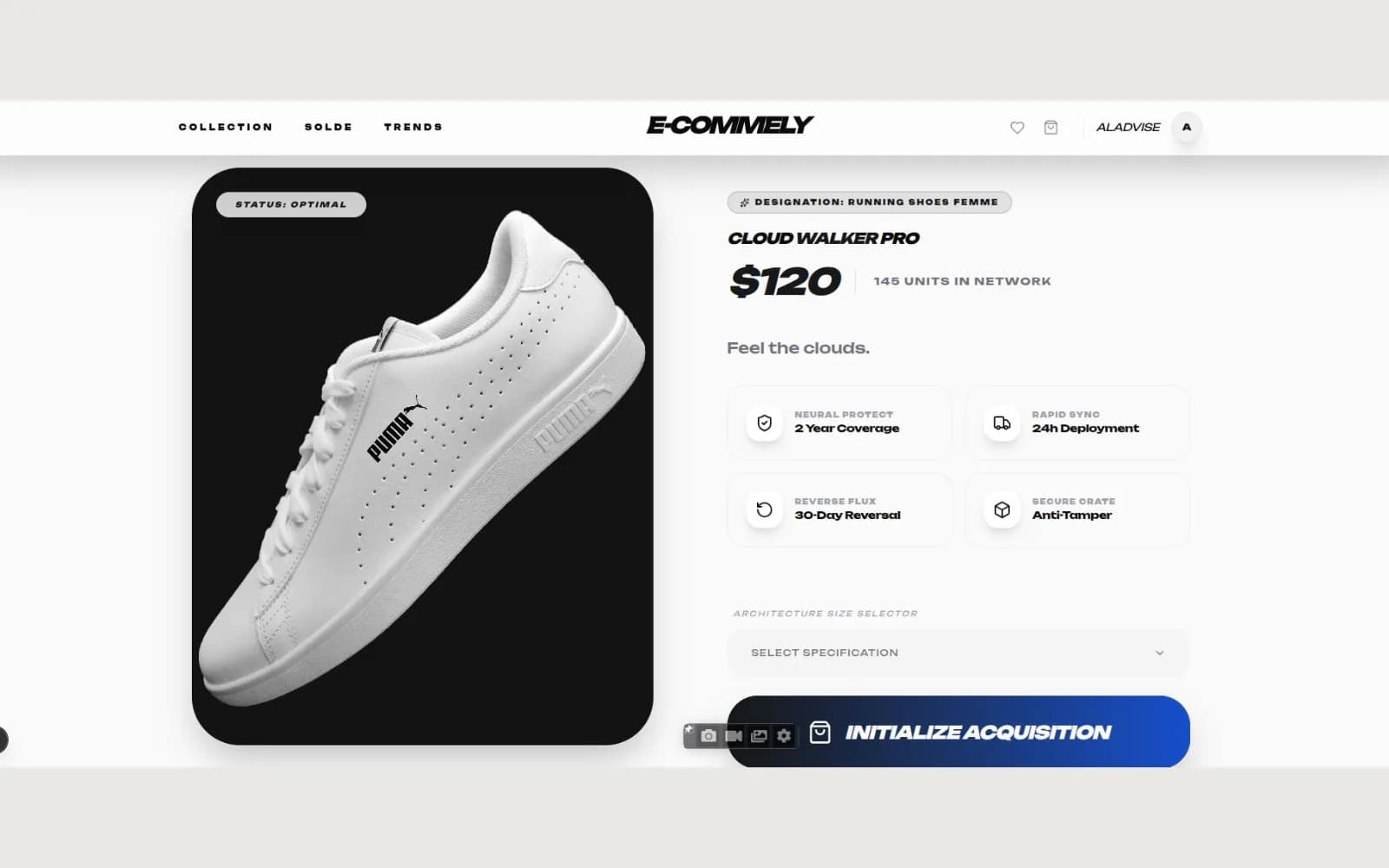 Ecommely — Fiche produit